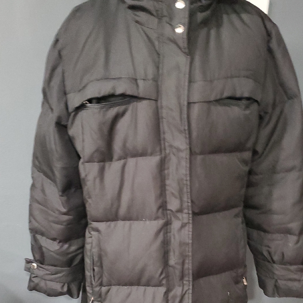 Flawed Michael Kors Long Black Coat - Picture 5 of 17